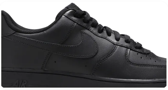 AIR FORCE 1 '07 'TRIPLE BLACK'$100